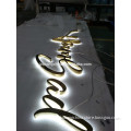 Embossing logo led lighting acrylic channel letter sign